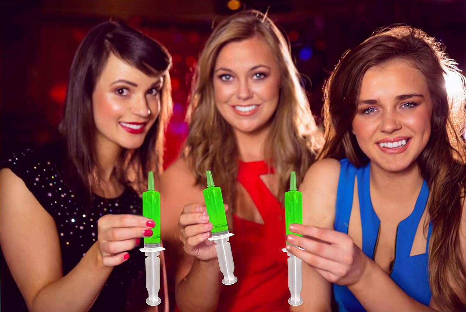 50 Jello Shot Syringes with (55 SYRINGE SHOTS RECIPE'S eBOOK), creates an Instant Fun Party! Large 1.5-2oz with caps: Kitchen & Dining