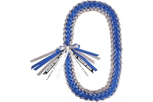 AUECOOME Graduation Leis 2024 Graduation Ribbon Lei graduation necklace Graduation Leis Class of 2024 Graduation gift Braided necklace for men and women party accessories