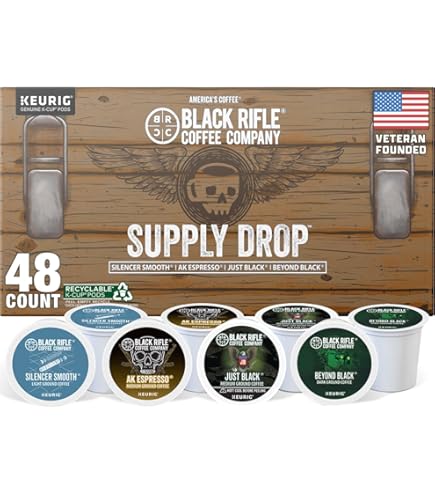 Amazon.com: Black Rifle Coffee Company Hazelnut Medium Roast Coffee K-Cups   Hazelnut-Flavored, Single-Serve Coffee Pods, 4 count (Pack of 12) :  Grocery & Gourmet Food
