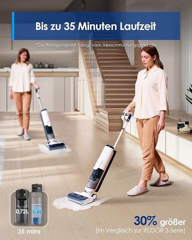 iFLOOR 5 Breeze Complete Nass-Trockensauger, Selbstreinigung