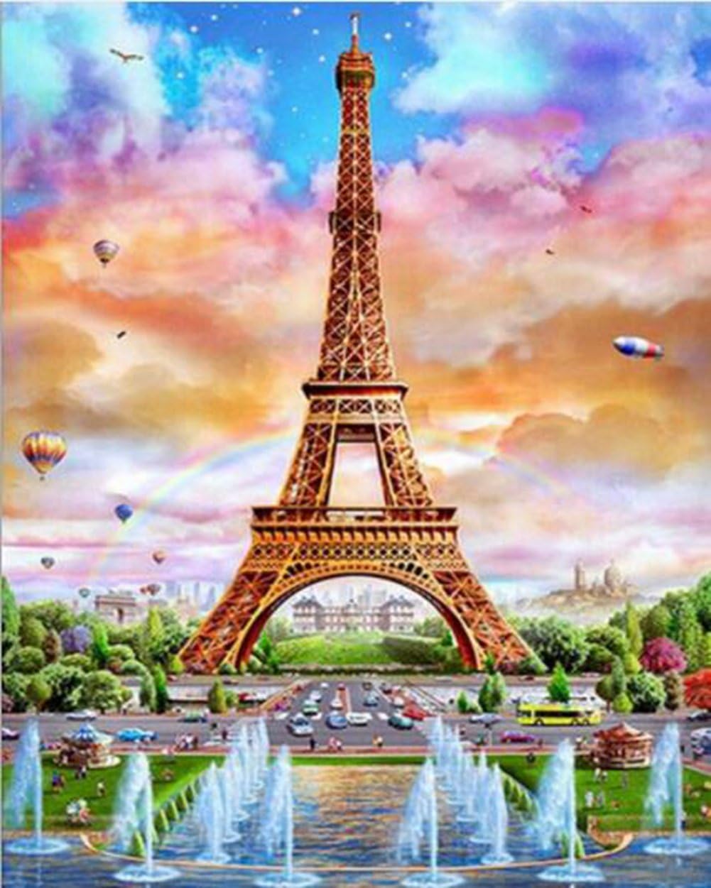 heyesupio 5D Diamond Painting Kits Full Drill Diamond Embroidery,12x16 Inches