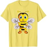 Bee Bumble Bee Boys Girls Kids T-Shirt Small