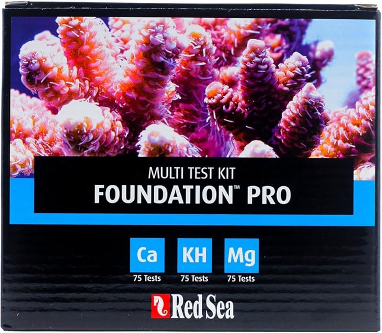 Red Sea Reef Foundation Pro Ca/Alk/Mg Multi Test Kit for Aquarium