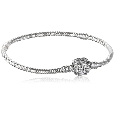 PANDORA Sterling Silver Snake Chain Charm Bracelet Egypt Ubuy