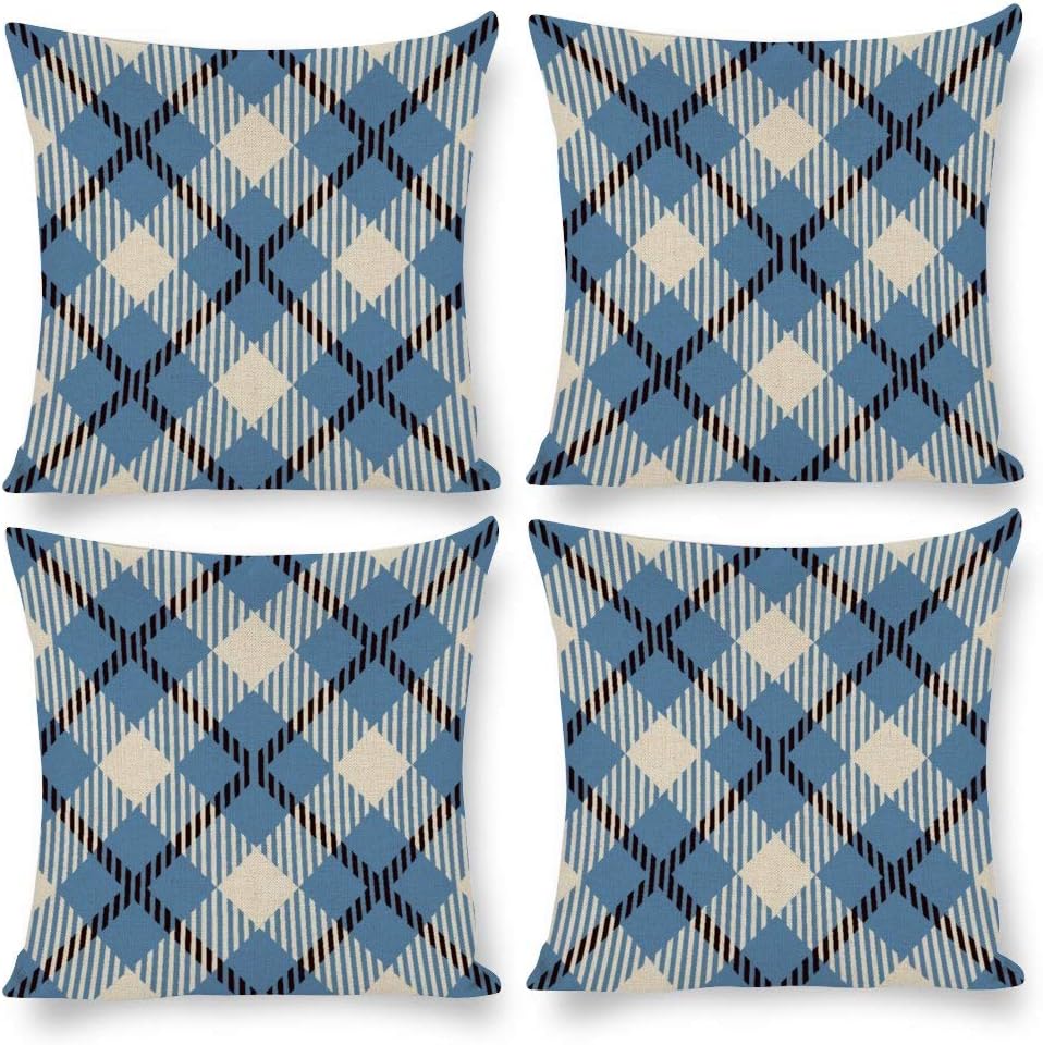 No branded Throw Pillow Covers 18 X 18 Inch Set of 4 Square