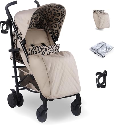 My Babiie MB51 Dani Dyer Leopard Lightweight Stroller
