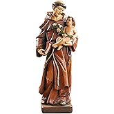 Avalon Gallery Catholic Saints Figurine - Toscana Collection Religious Statue, 8" H, Saint Anthony