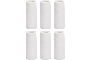 Unique Sports 6-Inch Long Wrist Towel Wristbands (6 Pack)
