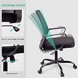 T-THREE Adjustable Ergonomic Office Chair Mesh Back Lumbar Support Black view 8