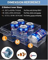 Uniclife Aquarium Breeding Box Acrylic Hatchery Incubator Medium with Suction view 2