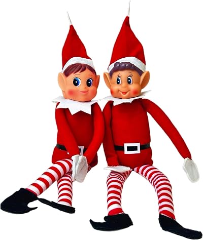 Elves Behavin' Badly 12in Elf Doll Set Boy & Girl The Original Cheeky Elves