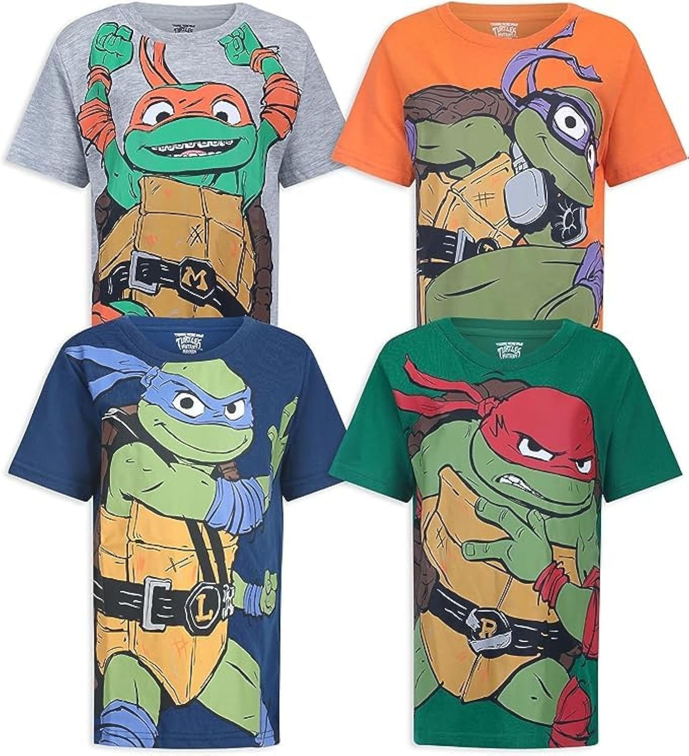 Photo 1 of 5T-Nickelodeon Teenage Mutant Ninja Turtles Boys 4 Pack Short Sleeve T-Shirts for Big Kids