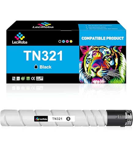 Amazon.com: Konica Minolta TN321K Black 27000 Page Yield Toner