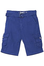 Raw X Boys Cargo Shorts 8-18 | 100% Cotton Belted