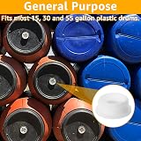 EATHEATY 50 Pcs 2" Bung Cap Plastic Drum Bung Hole Plugs with Silicone Gasket view 4