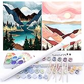 BAISITE Paint by Numbers Kit for Adults Beginners,12