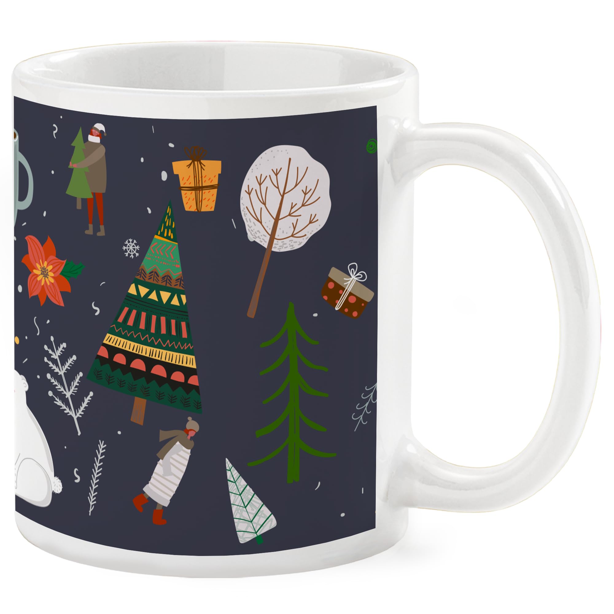 Photo 1 of ****SIMILAR ITEM****
Cimpress Christmas Ceramic Coffee Mugs, 11oz Hot Chocolate Cup, Winter Holiday Design, Perfect for Xmas & New Year’s Eve Gatherings, Christmas Decor, Cozy Holiday Gift for Friends, Family