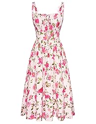 Coquette Corset Dress for Women Ruched Bust Flowy