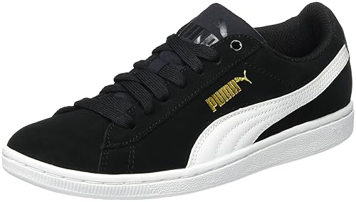 ladies black puma trainers