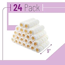 Bates- Paint Roller Covers, 9", Pack of 24, Covers