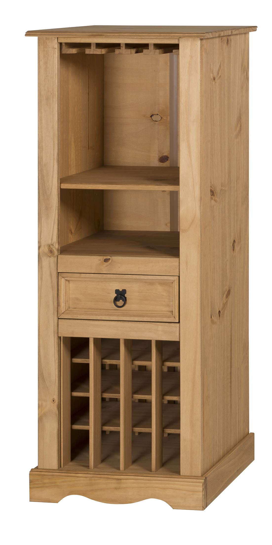 Mercers FurnitureCorona Wine Rack Light Fiesta Wax