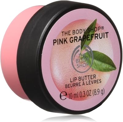 The Body Shop Pink Grapefruit Lip Butter Balm 10ml Hydrating Dry Lips