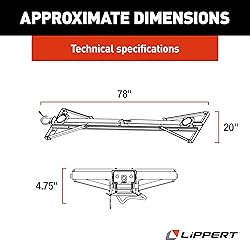 Lippert PSX1 High-Speed RV Power Stabilizer Jack