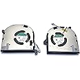 New CPU+GPU Cooling Fan Replacement for DELL XPS 15 9500,Dell Precision 5550 0DJH35 009RK6 Pair Fans DJH35 09RK6