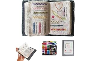 2025 New The Ultimate Embroidery Learning Book, Creative Embroidery Stitch Book, Portable DIY Sewing Books of Stitches for Be
