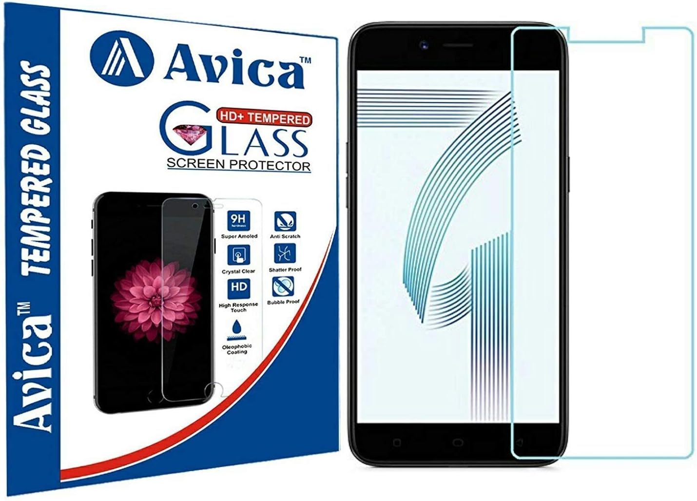 AVICA® 0.3mm HD Flexible Ultra Thin Tempered Glass Screen Protector for Oppo A71