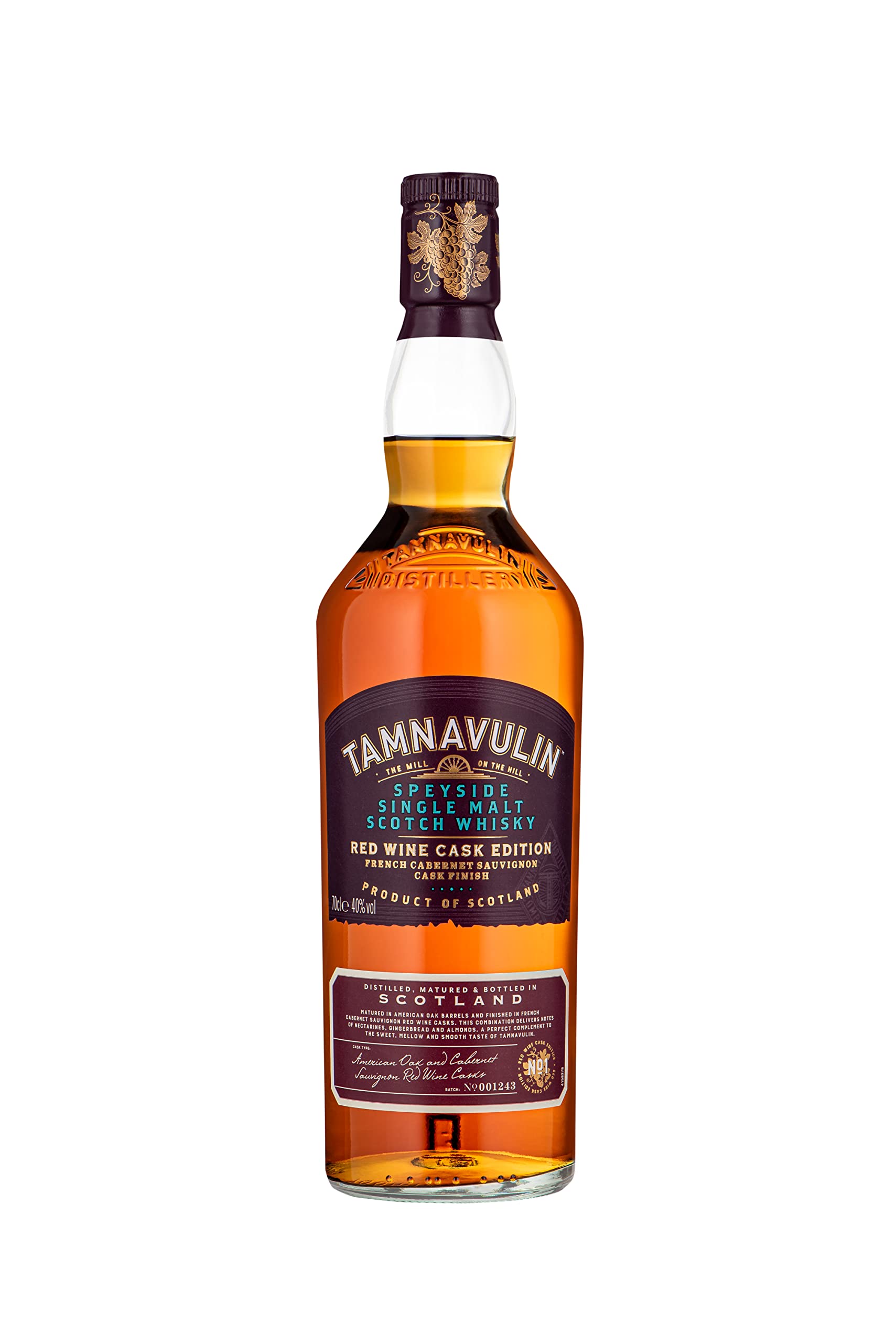 Tamnavulin Whiskey French Cabernet Sauvignon Finish, 0,7l 2