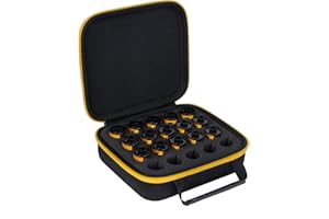 khanka Hard Carrying Case Compatible with Kodak 35mm film Photographic Film Carrying and Hard Storage Case for 20 Rolls (Film