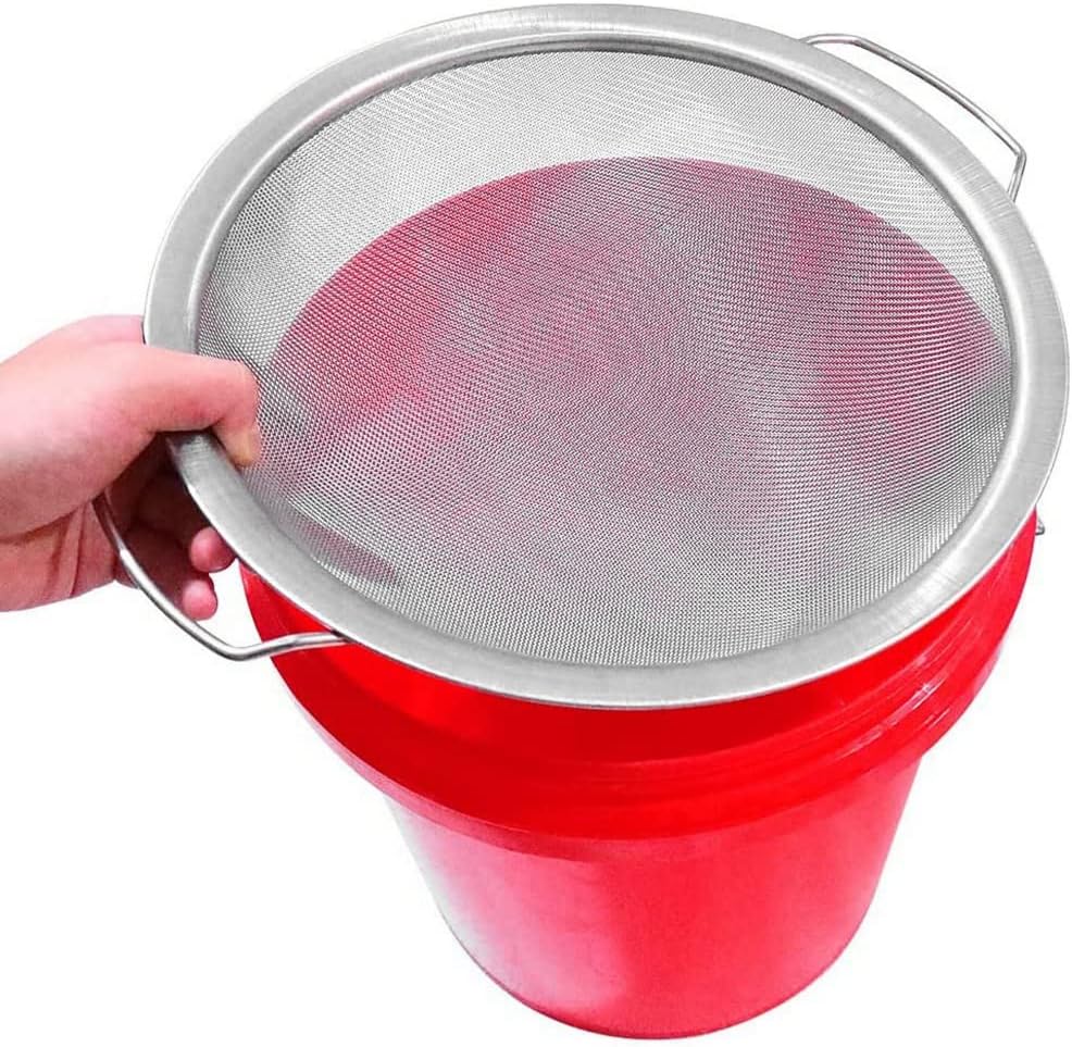 Dciustfhe 60 Mesh Stainless Steel Paint Strainer Filter Funnel for 5 Gallon