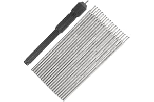 SOIMISS Tattoo Pen Holder with 20 Black Ink Refills, Tattoo Marking Pen Shell and Core Set for Professional