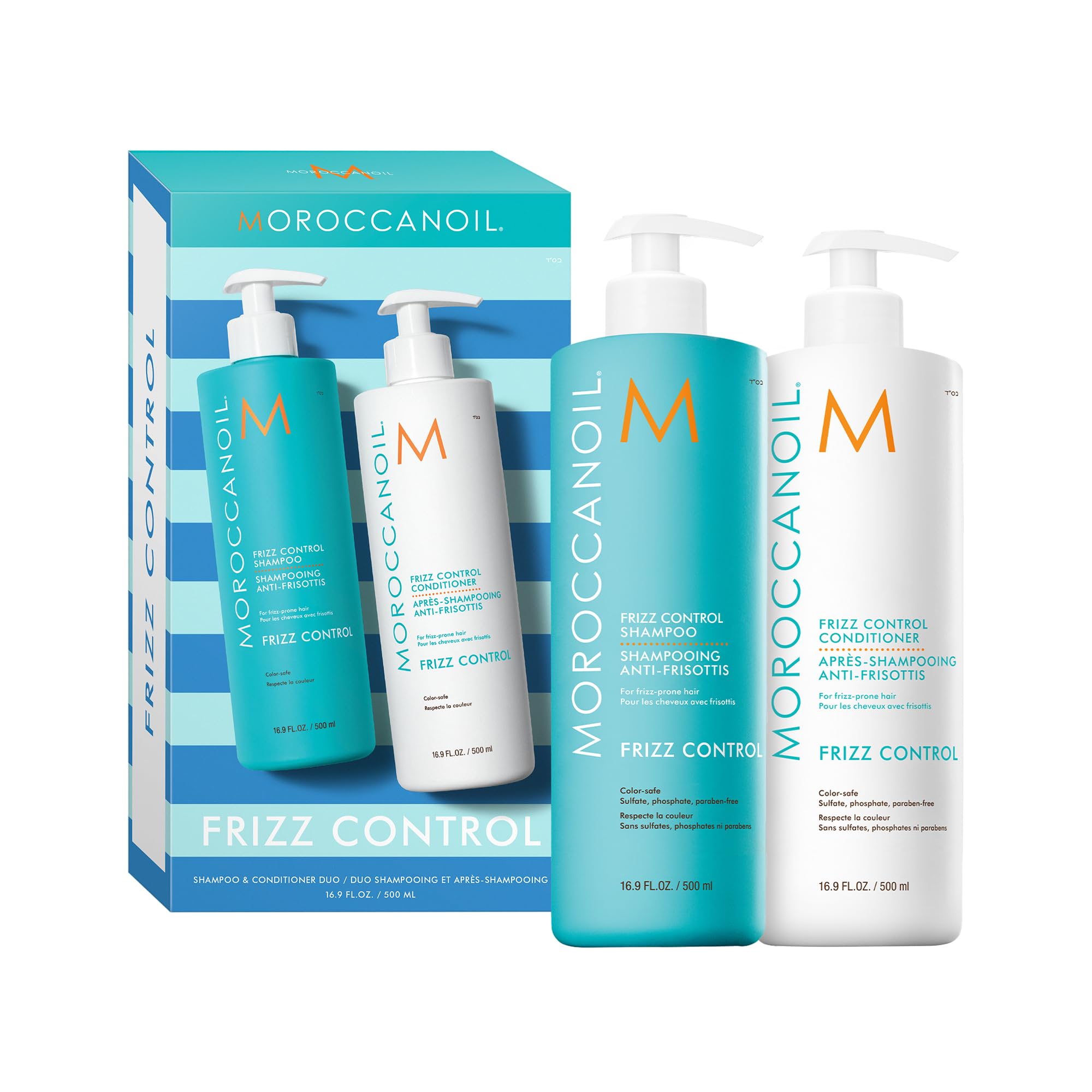 Moroccanoil Frizz Control Shampoo & Conditioner Half-Liter Set