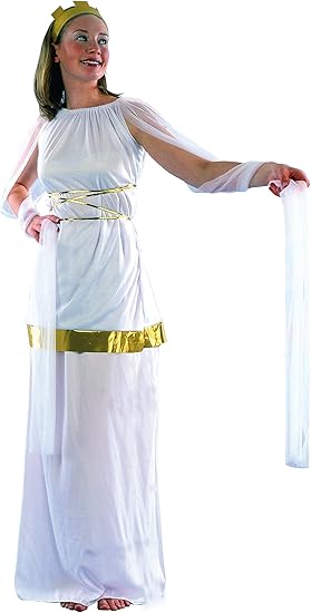 Fiori Paolo Poppea Antica Romana Costume Donna Adulto Bianco Taglia 40 42 62131 Amazon It Giochi E Giocattoli