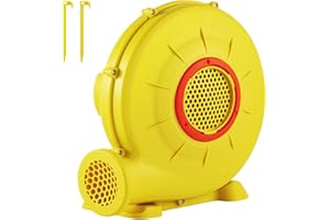 VEVOR Inflatable Blower, 450W 0.6HP Portable and Powerful Bounce House Blower, 1750Pa Commercial Air Blower Pump Fan, Used fo