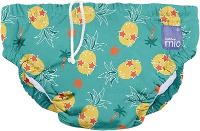 Bambino Mio Baby Toddler Reusable Swim Nappy Pineapple Party 0-6m