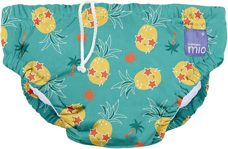 Bambino Mio Baby Toddler Reusable Swim Nappy Pineapple Party 0-6m