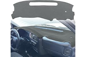 YIZ Dash Cover Custom Fit for Chevy Chevrolet S10 Blazer/GMC Jimmy Sonoma Envoy/Olds Oldsmobile Bravada/Isuzu Hombre,Dashboard Cover Mat Carpet Pad(Charcoal Gray) Y39