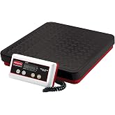 Rubbermaid Commercial Products Digital Receiving Scale, 150-Pound Capacity | Remote LCD Display, Nonskid Platform, Shipping/Postal and Food Scale for Kitchen/Restaurant/Warehouse Receiving