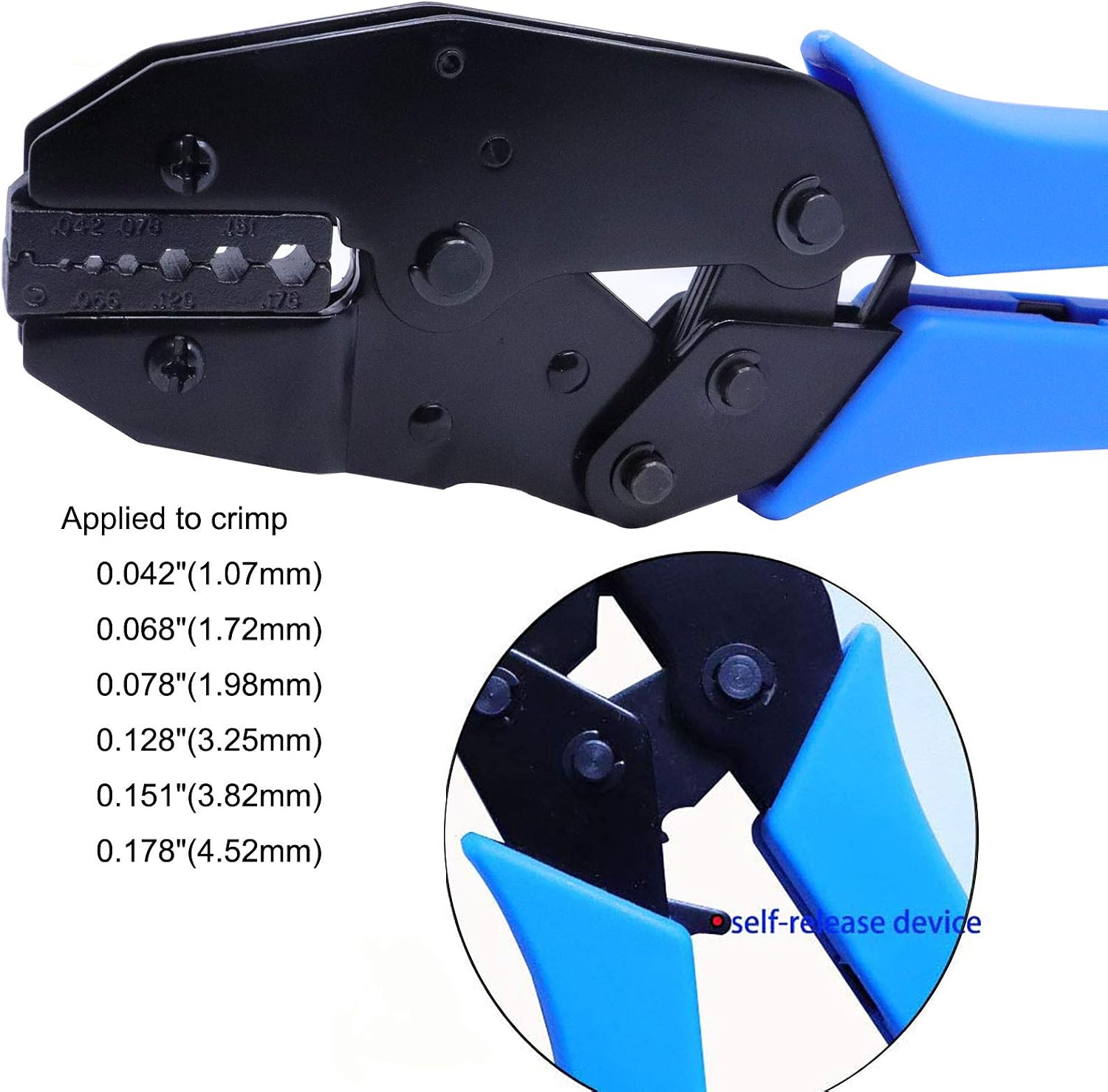 Kagni 10pcs SMA male to female connectors and coaxial crimping tool for RG174 RG316 wifi antenna extension cable - Image 5