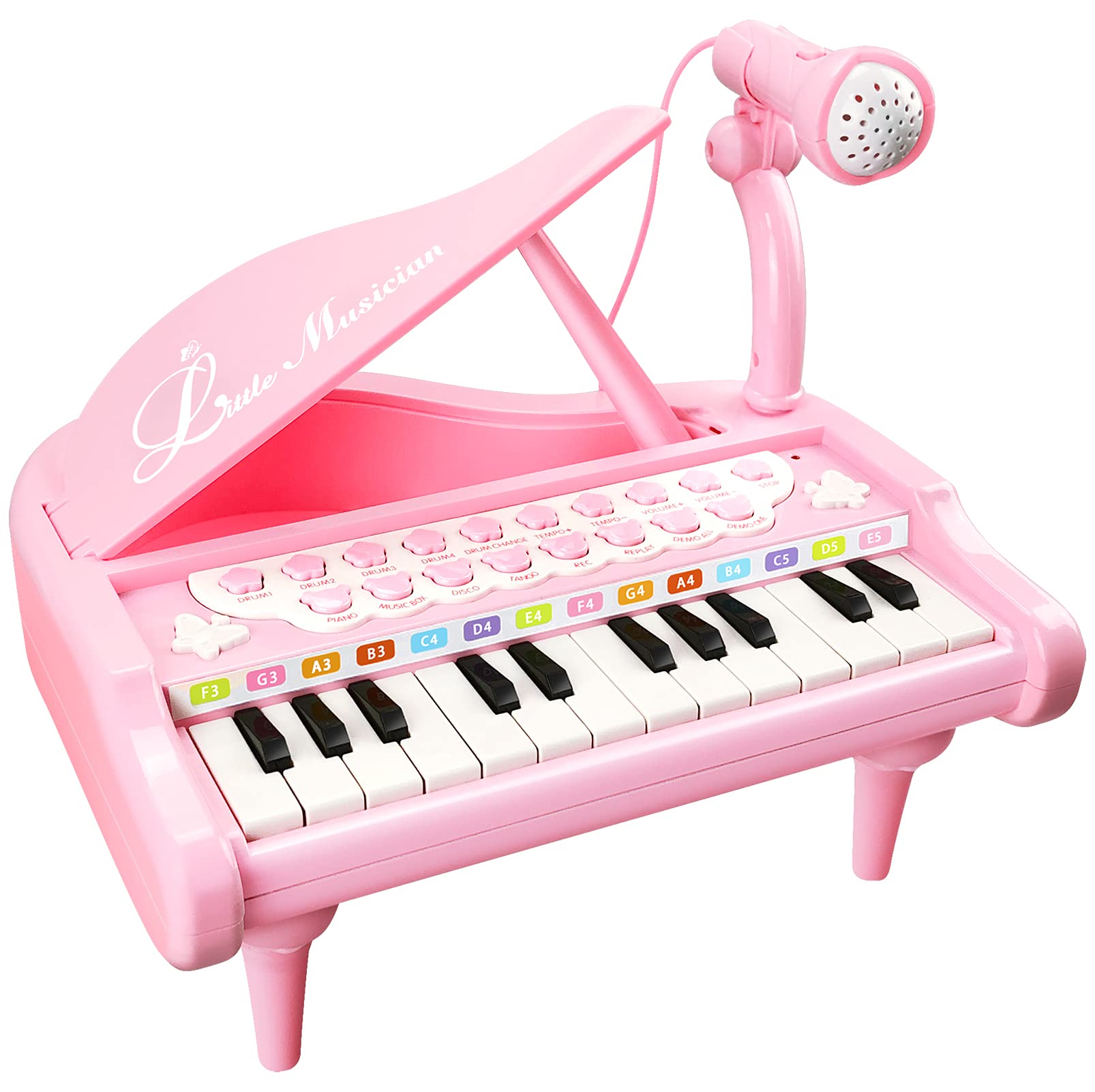 Love&Mini Kids Piano Keyboard for Baby – Musical Toy for Baby Boys Girls 3+ Years Old Birthday Gift with Microphone