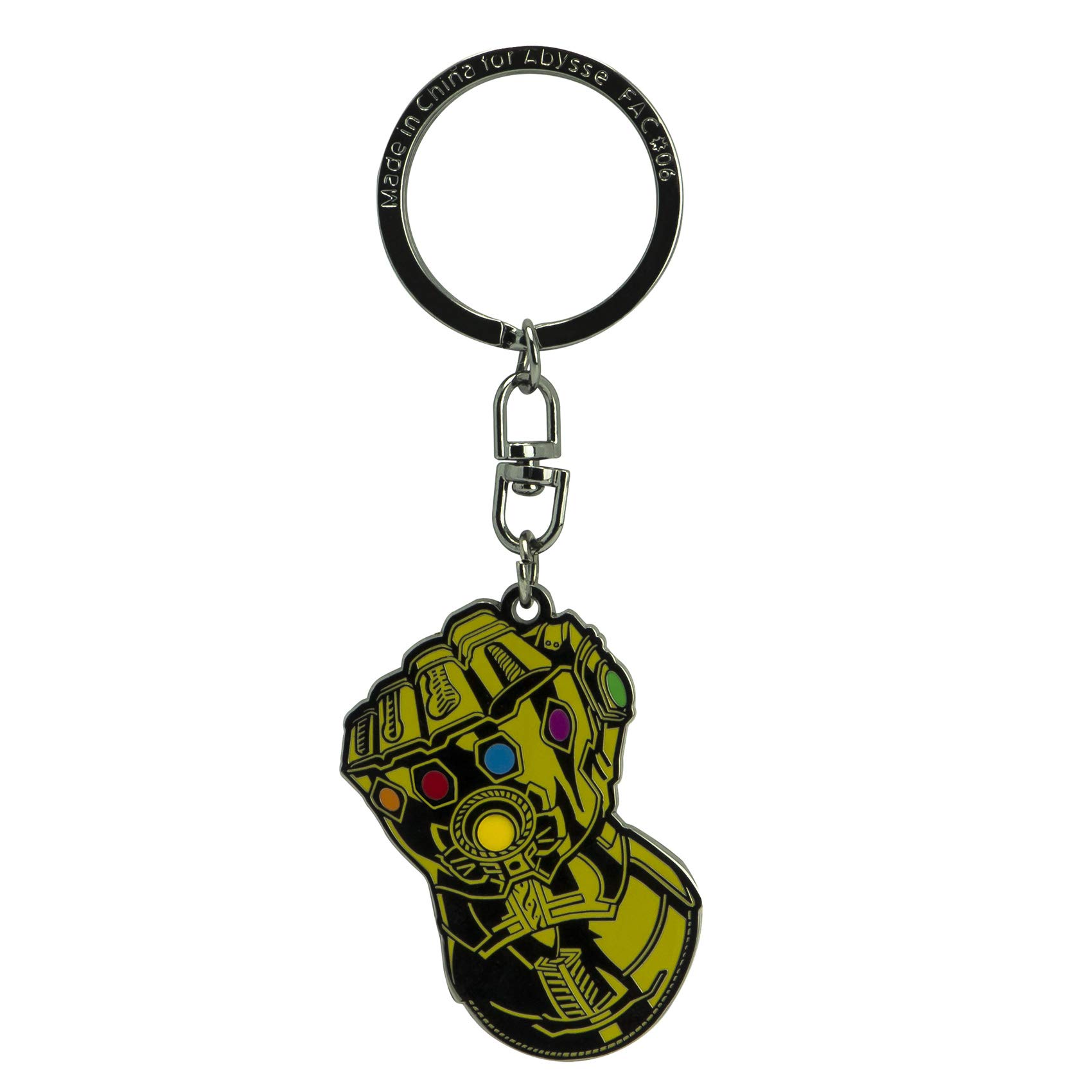 ABYstyle - Marvel - Avengers - Infinity Glove Keyring, Multi-Colour, One Size, multi-coloured, Taglia unica, Casual