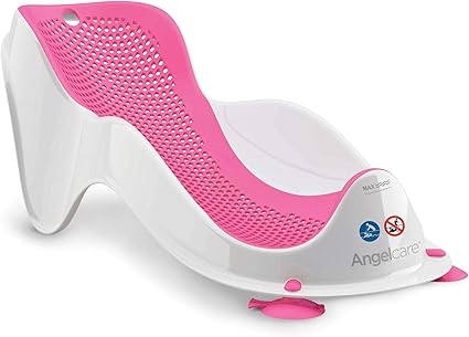 angelcare baby bath seat pink