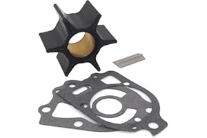 QUICKMARINER QuickMarine 89984 Water Pump Impeller Service Kit for Mercury Marine Mercruiser Force 65-225 HP Outboard and Sterndrive Motor Replacement 47-89984T3 47-89984 Sierra 18-3017 with Key and Gaskets