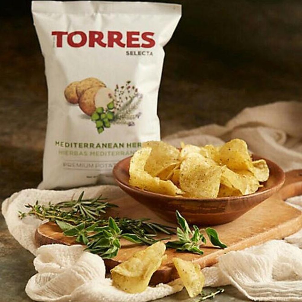 Torres Potato Chips 4 Pack Variety Imported from Spain Black Truffle