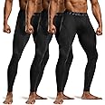 ATHLIO Men's Thermal Compression Pants, Athletic Running Tights & Sports Leggings, Wintergear Base Layer Bottoms