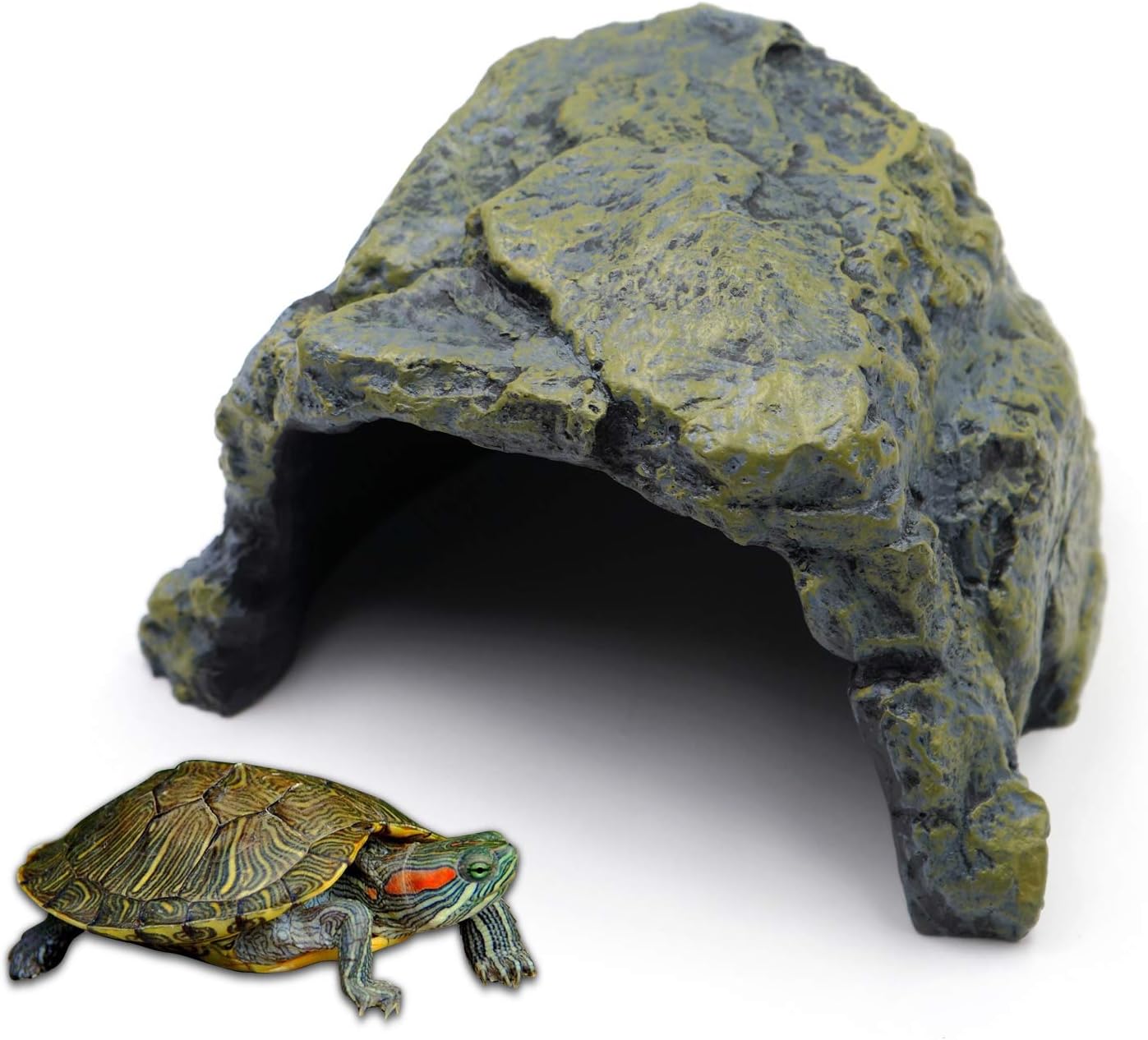 nomal HUOHUOZHU Tortoise Cave Reptile Hide Reptile Hiding Hideout Pet ...