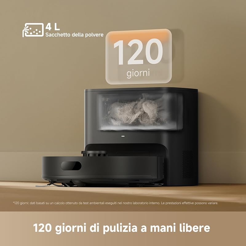 D20 Air Plus Robot Aspirapolvere, Aspirazione 20.000 Pa